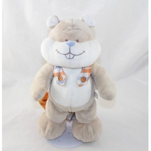 Peluche Charlie castoro NOUKIE'S William e Henry beige bianco 27 cm