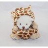 Doudou Ziggy bear giraffe BUKOWSKI beige spots brown 15 cm