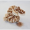 Doudou Ziggy orso giraffa BUKOWSKI beige macchie marrone 15 cm