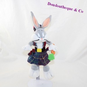 Coniglio peluche Bugs Bunny GIOCATTOLI SICURI Looney Scottish Tunes 30 cm