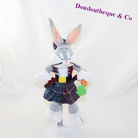 Optimismo cortina Hombre rico Conejo de peluche Bugs Bunny GIOCATTOLI SICURI Looney Tunes Escocés 30...