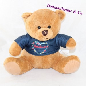 Peluche publicitaire ours ALANN MARKS DIFFUSION Tee shirt Little Marcel