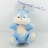 Peluche coniglio TEDDY BLUE WHITE VINTAGE TONGUE PULLED 30 cm