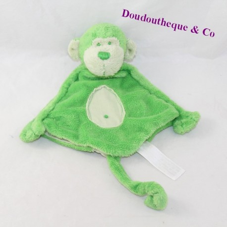 Doudou puppet monkey HAPPY HORSE green