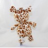 Plüsch Giraffe SIMBA TOYS Benelux weiß braune Flecken 25 cm