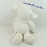 Sheep plush ALE-HOP white and flowery 37 cm