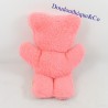 Teddy bear FLOKI CJB vintage pink pulls red tongue 28 cm
