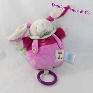 Musical plush rabbit BABY NAT' Mêm' pacap