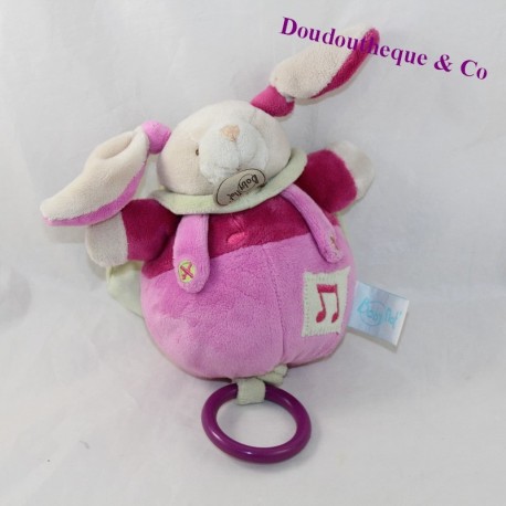 Musical plush rabbit BABY NAT' Mêm' pacap