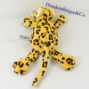 Leopardo de felpa NICI manchas amarillas negras y naranjas 24 cm