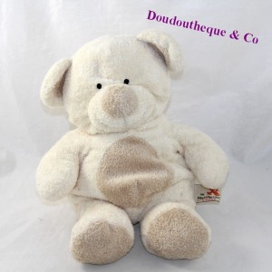 Peluche ours NICOTOY beige