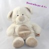 Peluche ours NICOTOY beige
