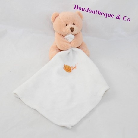 Doudou Bär Baby Nat' orange