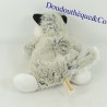 Peluche husky chien RODADOU gris blanc noir loup 22 cm