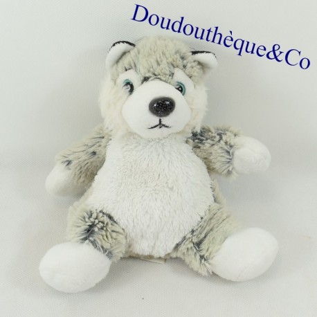 Plush husky dog RODADOU gray white black wolf 22 cm