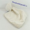 Doudou hedgehog TOAST AND CHOCOLATE handkerchief white ecru 38 cm