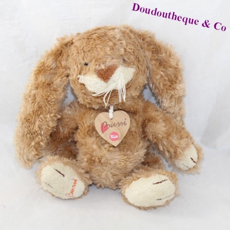 Plush rabbit TRUDI Bussi beige medallion heart