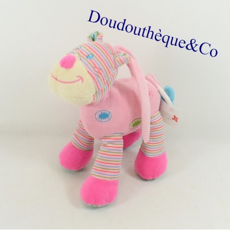 Musical Tiger Plüsch NICOTOY Katze Rosa Streifen 20 cm Musical Tiger Plüsch NICOTOY Katze Rosa Streifen 20 cm