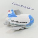 Peluche avion Boeing 747 Air force one United States Of America 18 cm