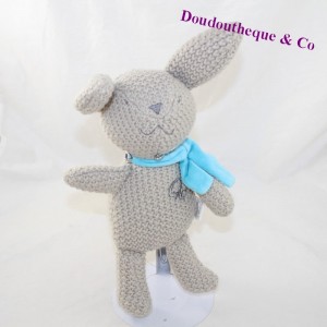 Peluche lapin ORCHESTRA Tricot laine