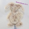 Plush rabbit GIPSY beige knot to his neck