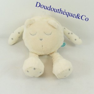 Teddybär Sound MYHUMMY My hummy Weiß und beige weiß Rauschen 25 cm