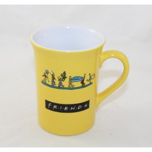 Mug Friends LIPTON gelbe Tasse Tee Keramik TV-Serie