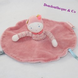 Doudou flat doll MOULIN ROTY Mademoiselle and Ribambelle