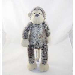 Doudou Puddle monkey JELLYCAT brown gray long hair 35 cm