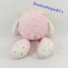 Peluche sonore ours MYHUMMY My hummy Blanc et rose bruit blanc 25 cm