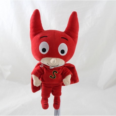 Plüsch Samsam BAYARD Ajena Teddy Super Heroes Sam Sam rot 26 cm Plüsch Samsam BAYARD Ajena Teddy Super Heroes Sam Sam rot 26 cm