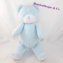 Blauer weißer TRUDI Teddybär