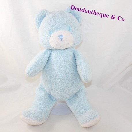 Blue white TRUDI teddy bear