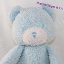 Blauer weißer TRUDI Teddybär
