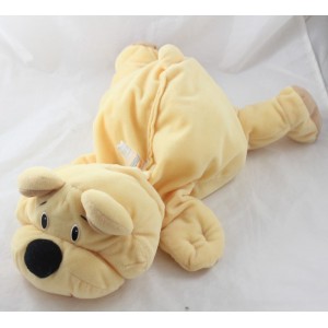 Selten 1993 FISHER PRICE Rumple gelber Bär Plüsch 44 cm