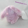 Blanket handkerchief rabbit BABY NAT' Pink marshmallow