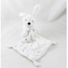 Doudou Taschentuch Kaninchen SIMBA TOYS Gute Nacht weißer Mondstern 14 cm
