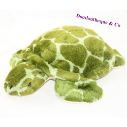 Plush green sea turtle stained 34 cm