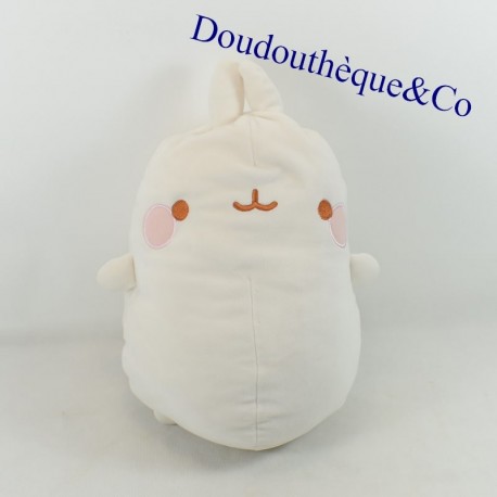 Coniglio di peluche TOMY MOLANG eroe bianco del cartone animato 35 cm