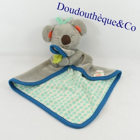 Doudou flat koala B TOYS Btoys gray blue cover 37 cm - SOS Doudou