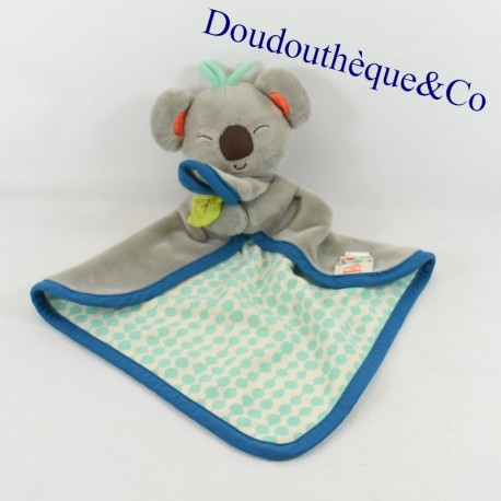 Flat blanket koala B TOYS Btoys gray blue cover 37 cm