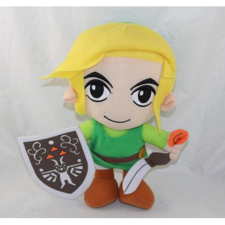 Peluche Link NINTENDO Legend of Zelda jeux video 25 cm