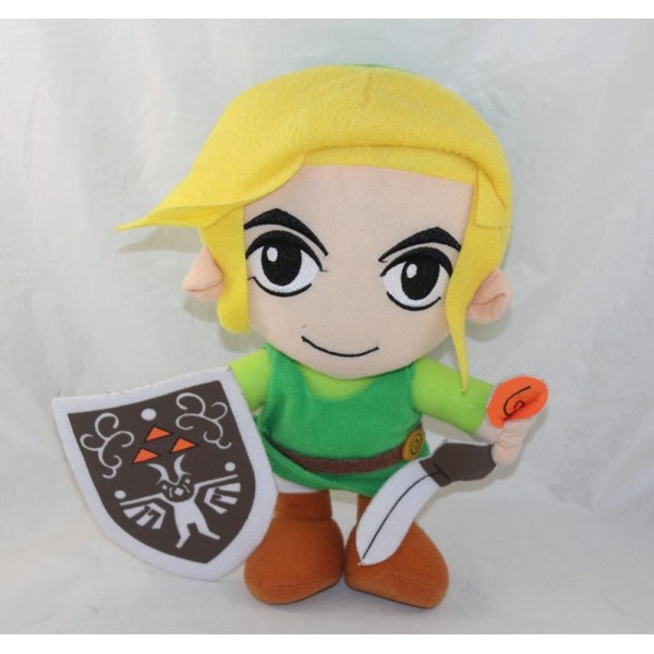 Peluche Link NINTENDO Legend of Zelda jeux video 25 cm - SOS doudou
