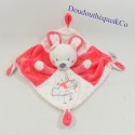 GEMO Katze Flache Decke Kapuzenhase Rosa Mond und Sterne 20 cm