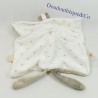 Flaches Doudou Noa Pferd NATTOU Max, Noa & Tom beige weiße Krone 26 cm