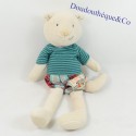 Doudou cat MOULIN ROTY collection The big family 34 cm