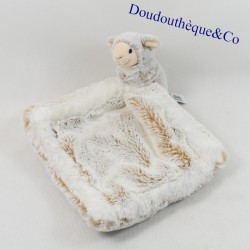 Blanket flat sheep CREATIONS DANI handkerchief beige 26 cm