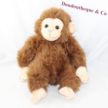 Mono de felpa QUADRA marrón beige