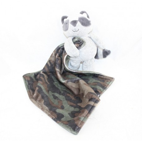Raccoon blanket with military handkerchief 40 cm