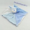 Manta plana perro NICOTOY azul mariquita bufanda rayas 20 cm